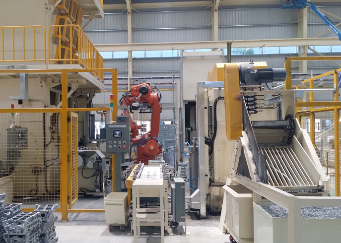 Robotic Gravity Die Casting